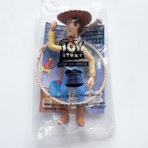 NEW Vintage 90s Woody Toy Story Burger King Kid's Club Toy